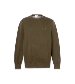 MAGLIONE IN COTONE WILLIAMS RIVER DARK GREEN